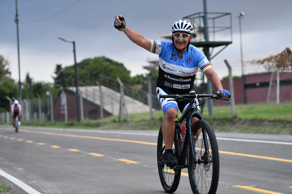 Ya funciona la nueva pista de ciclismo del Parque Sarmiento