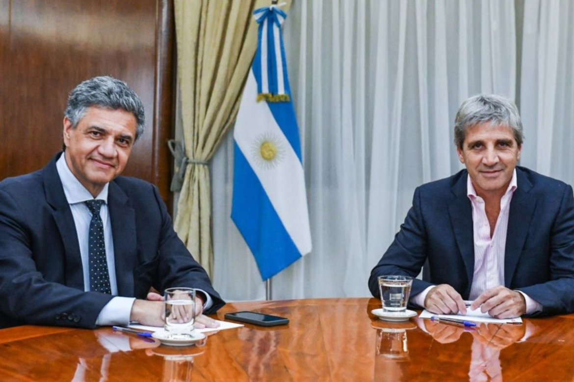 Jorge Macri avisó a Caputo que en Junio la Ciudad puede entrar en déficit y necesita que gire la coparticipación