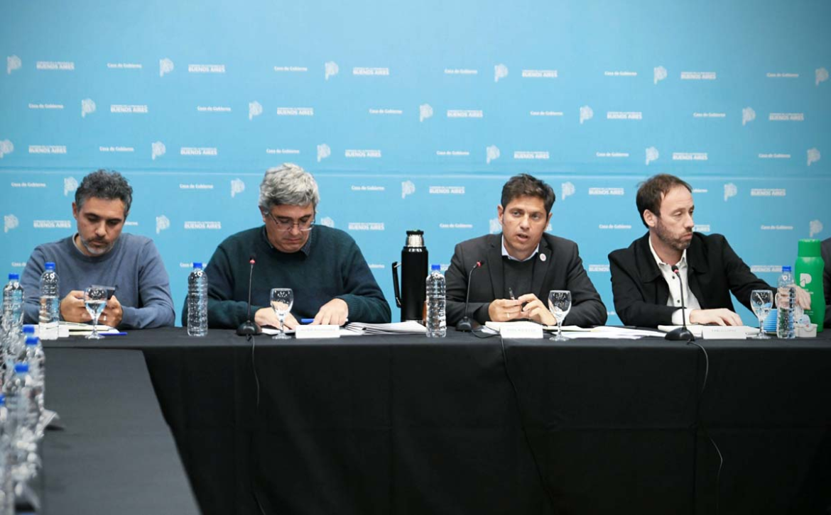 Kicillof recibió a representantes de la Mesa Agropecuaria