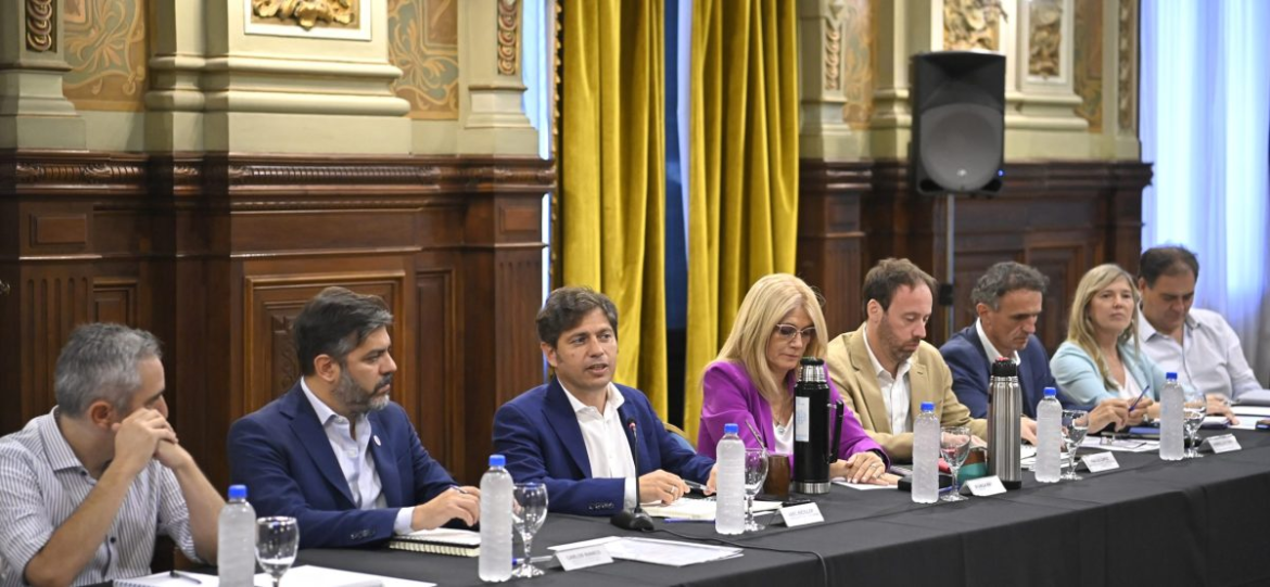 Kicillof recibió a intendentes e intendentas de la provincia