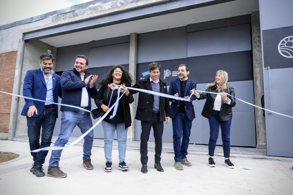 Kicillof inauguró centros de salud y de producción de alimentos en Costa Esperanza
