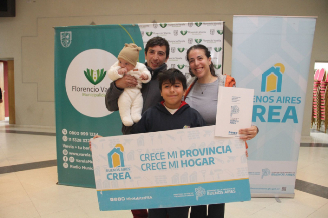 Florencio Varela: 40 familias accedieron al crédito Buenos Aires CREA