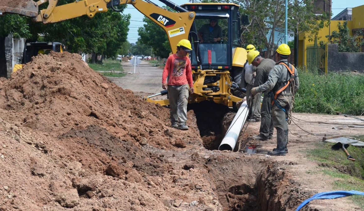 La Provincia reinició la obra de desagües pluviales para Coronel Pringles