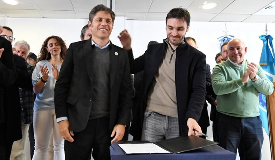 Kicillof y Torres firmaron en Rawson un convenio de colaboración para fortalecer el sistema sanitario chubutense
