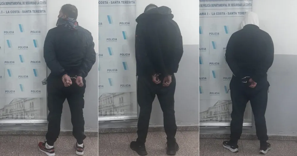 Asaltaron una vivienda de Costa Azul con un auto robado hay tres detenidos.