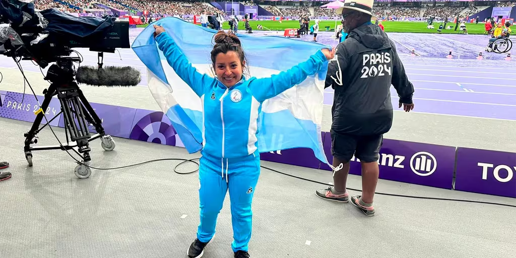 Antonella Ruiz Díaz, la primera medalla argentina en los Juegos Paralímpicos de París