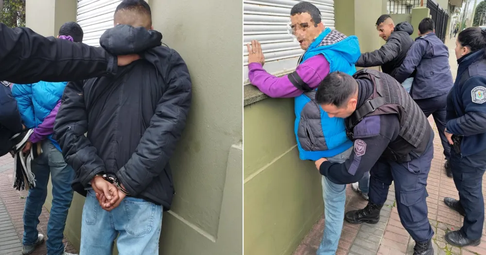 Persiguieron y arrestaron a dos hombres armados que salían del Coto de Temperley