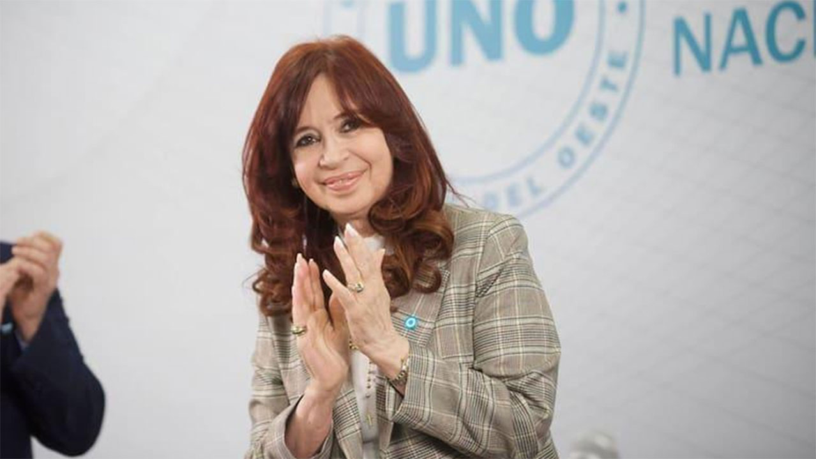 Reapareció Cristina Fernández Kirchner en la Universidad Nacional del Oeste