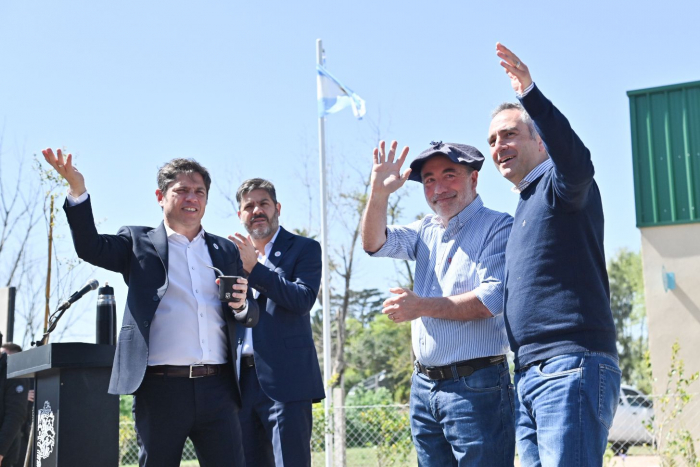 Marcos Paz: Kicillof y Larroque inauguran un SUM y fortalecen políticas sociales