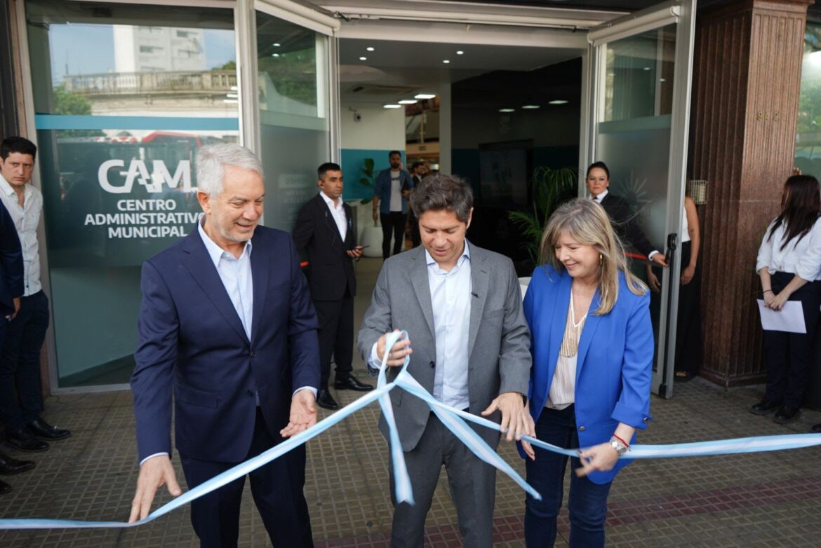 La Plata: Alak y Kicillof presentaron el Centro Administrativo Municipal, que unificará más de 75 trámites en un solo lugar