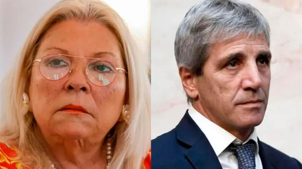 Lilita Carrió acusó a Toto Caputo de «armar una bicicleta financiera» para beneficiar a sus amigos