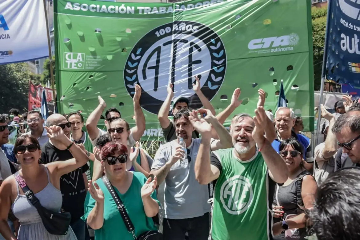 ATE lanzó un nuevo paro para el jueves 5 de diciembre: «Tienen que saber que no les tenemos miedo»