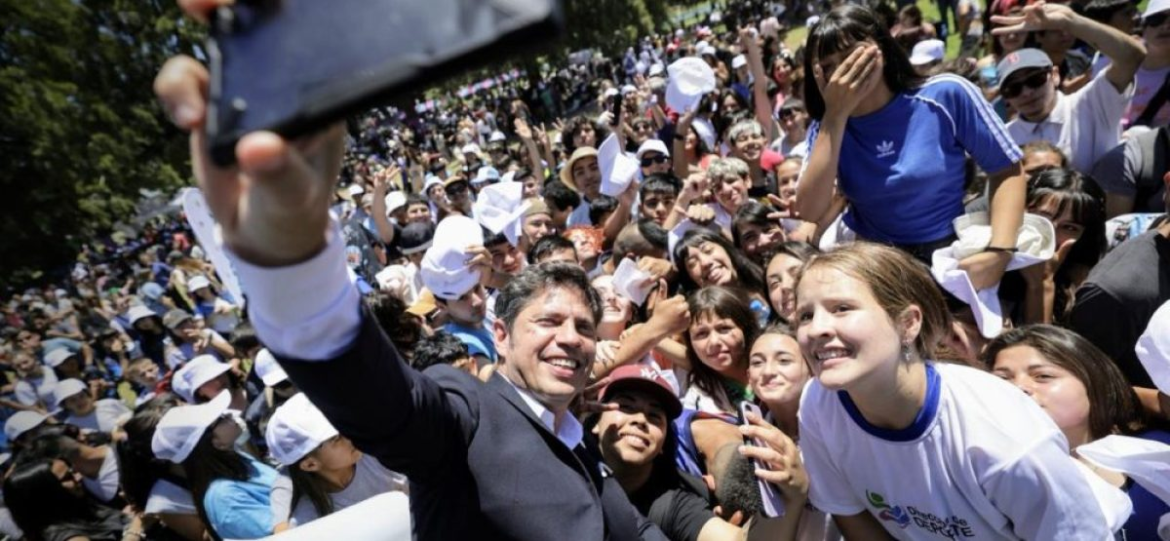 La Plata: Kicillof participó del encuentro anual de jóvenes del programa Envión