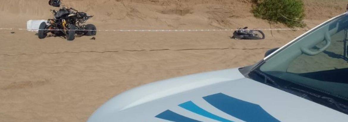 Choque en Gesell entre una moto y un cuatriciclo: un muerto