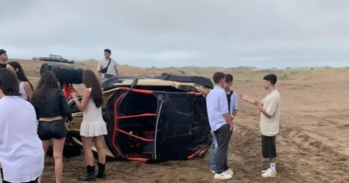 Monte Hermoso tuvo un Año Nuevo movido: un hombre atropelló a tres personas luego de que le pidan que baje la música.