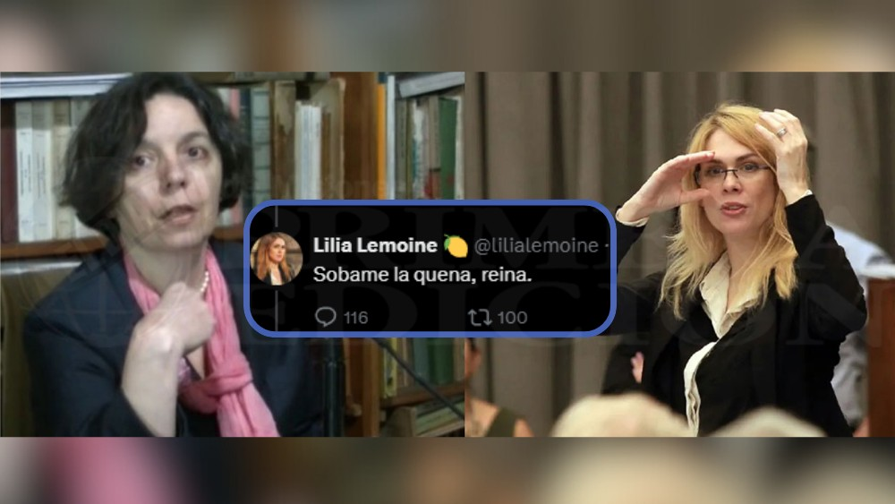 Desagradable respuesta de la Diputada Lemoine a la auditora del Senado »Sóbame la quena, reina»
