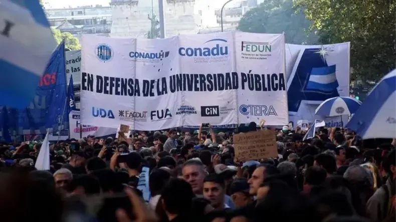 Semana con dos días de paro de docentes universitarios contra las políticas de Javier Milei