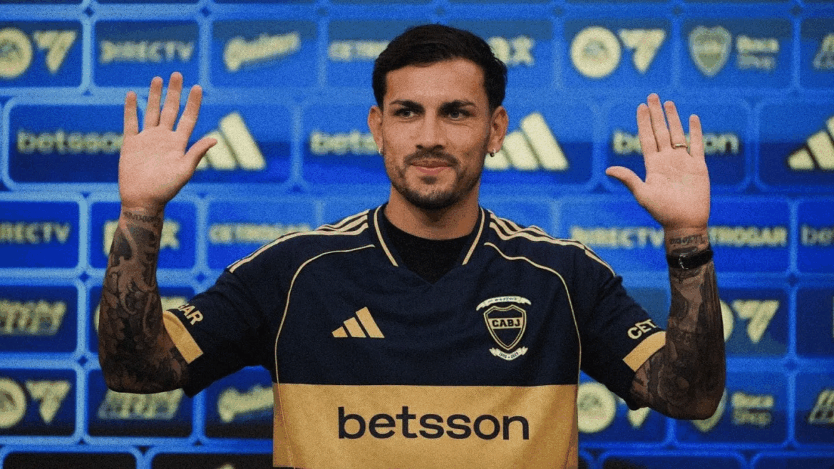 Boca presentó a Leandro Paredes en La Bombonera: «Uno de los días más importantes de mi carrera»