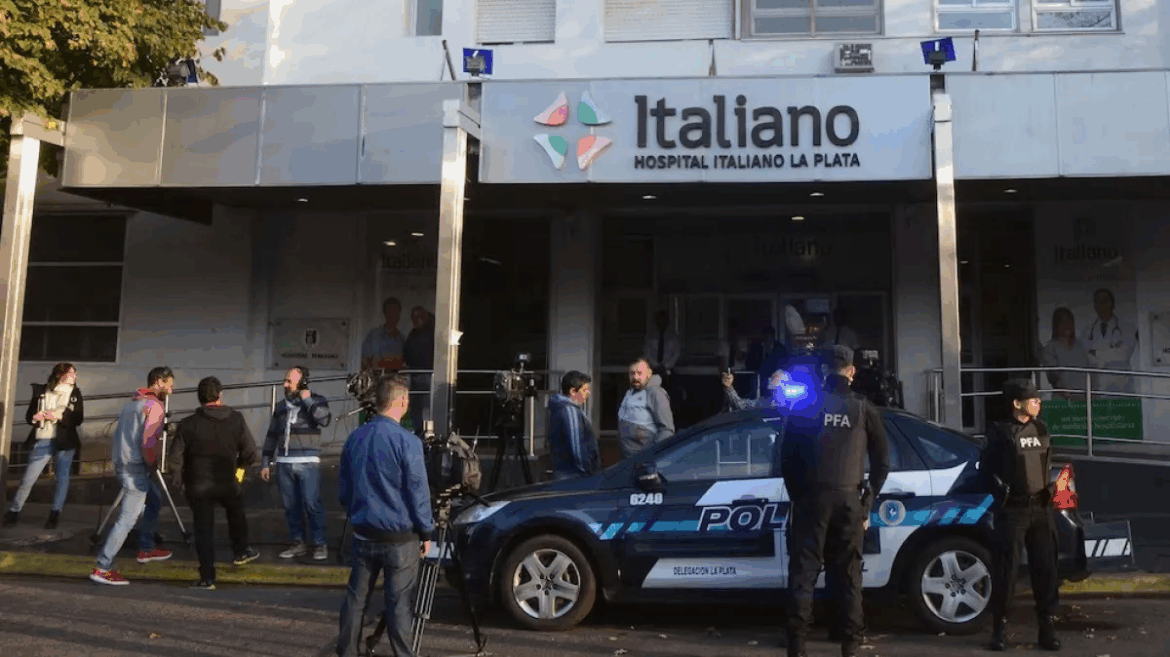 Caso fentanilo contaminado: marcha frente al Hospital Italiano de La Plata