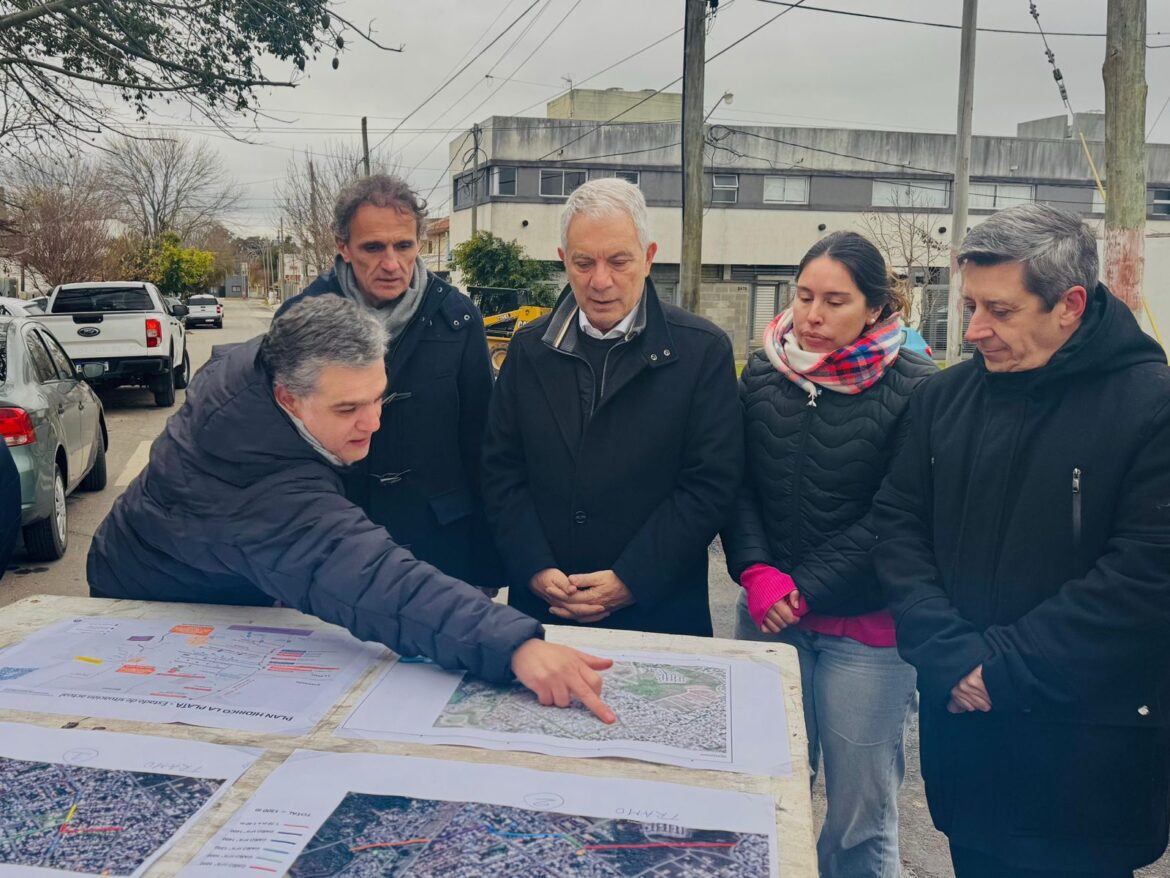 La Plata: Alak y Katopodis inauguraron los desagües pluviales en la cuenca del Arroyo Maldonado