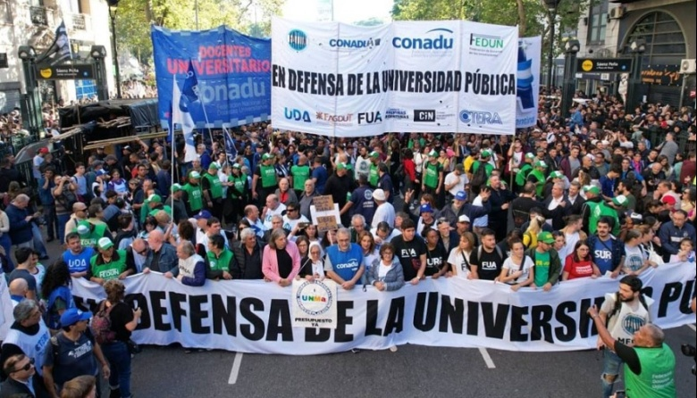 Los docentes universitarios evalúan nuevas medidas de fuerza frente al ajuste del Gobierno nacional