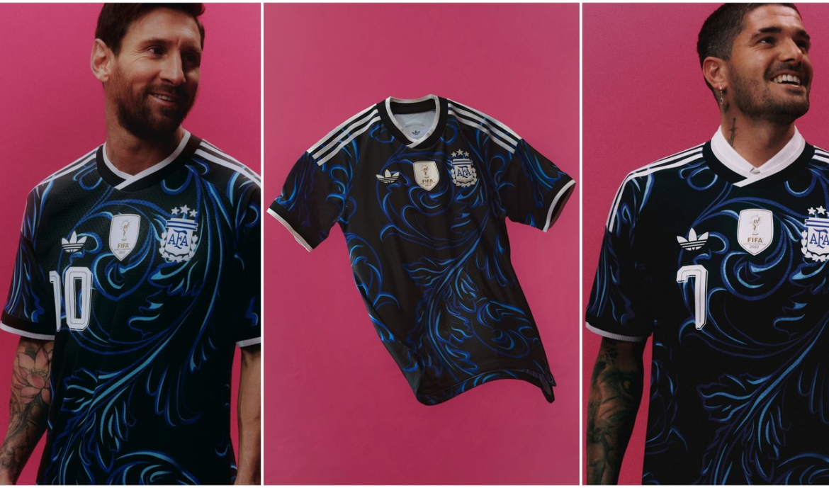 👕🇦🇷 Con Messi como imagen, la Selección presentó su nueva camiseta alternativa para el Mundial 2026