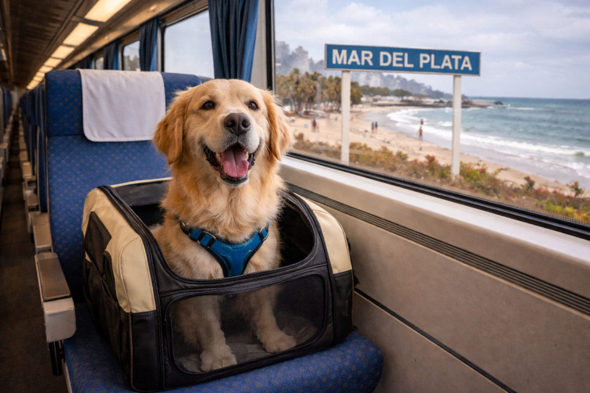 Vacaciones de invierno: ya están a la venta los pasajes de tren a Mar del Plata y se podrá viajar con mascotas