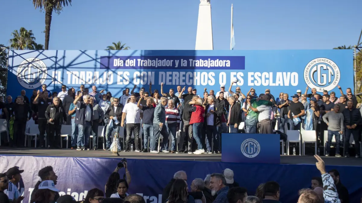 La CGT redefine su estrategia y apuesta a protestas escalonadas contra el Gobierno